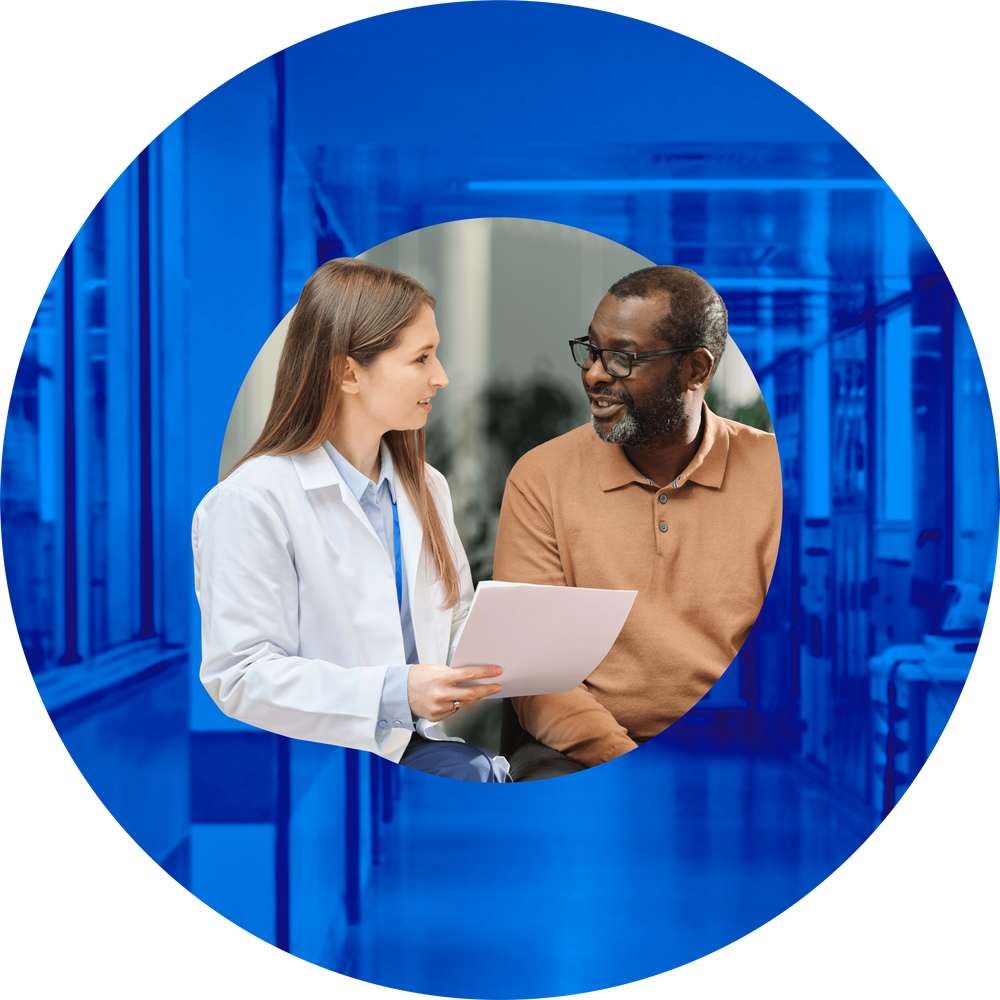 Healthcare professional and patient